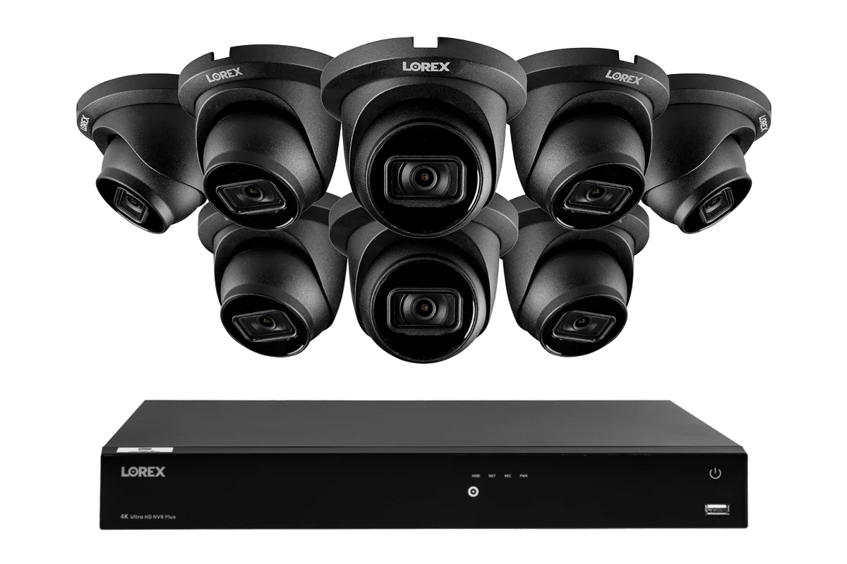 Lorex Fusion Series 4K 16 Camera Capable (Wired or Fusion Wi-Fi) 6TB Wired NVR System with A14 IP Dome Cameras