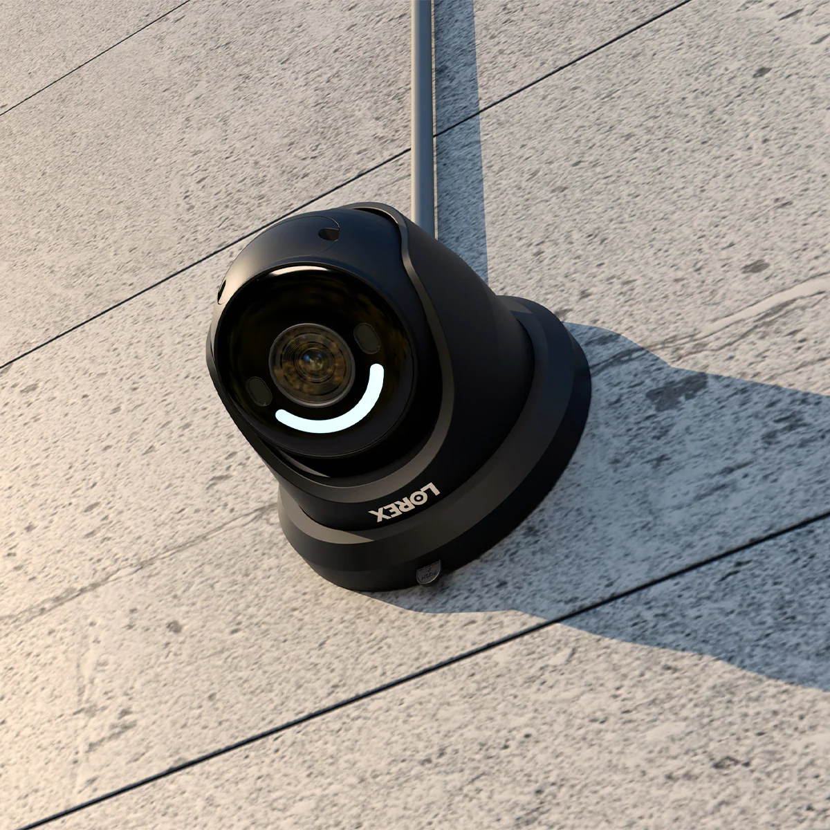Lorex H12 4K IP Wired Turret Security Camera with Smart Security Lighting and Smart Motion Detection - Image 6