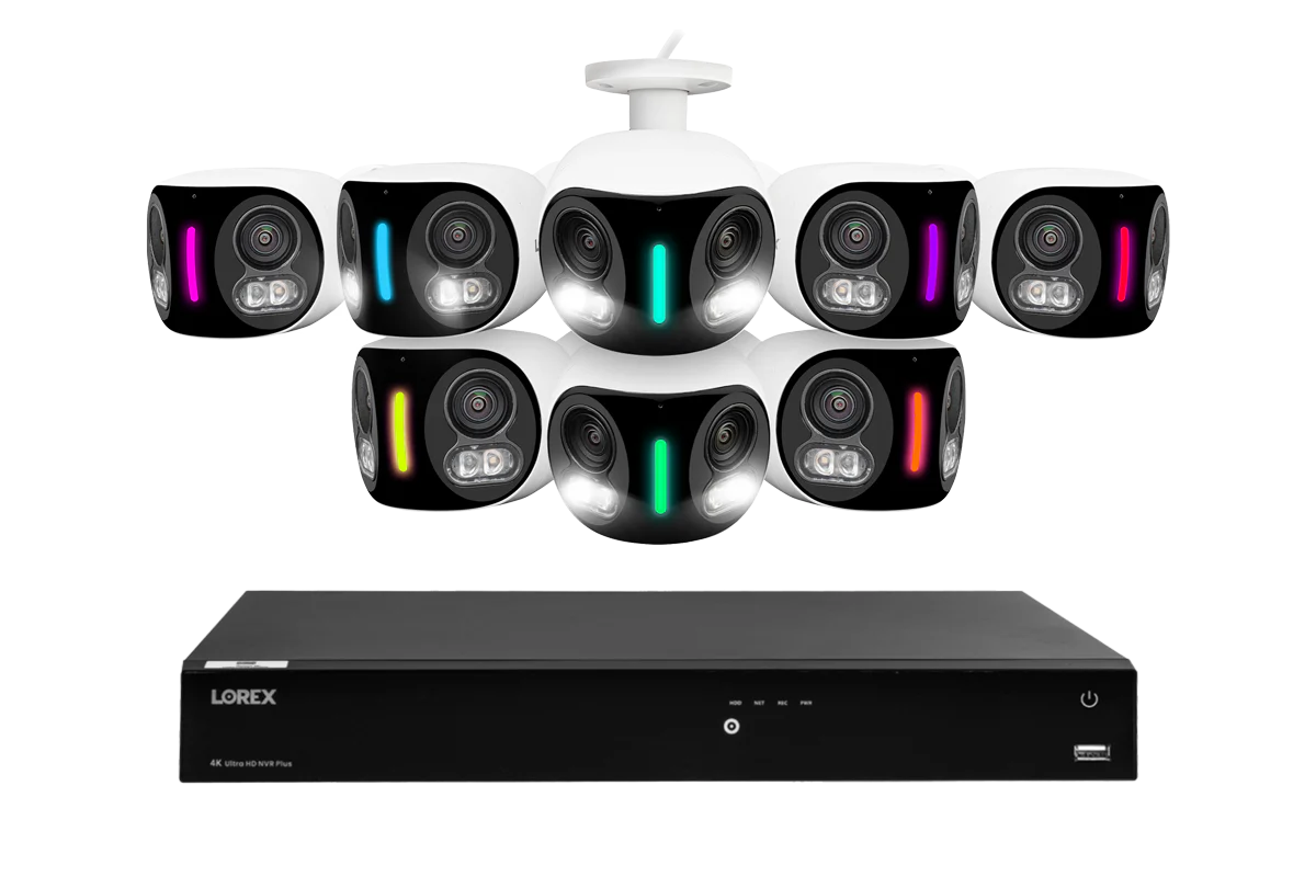 Lorex Fusion Series 4K 16 Camera Capable (Wired or Fusion Wi-Fi) 6TB Wired NVR System with H20 IP Dual Lens Cameras - Image 8