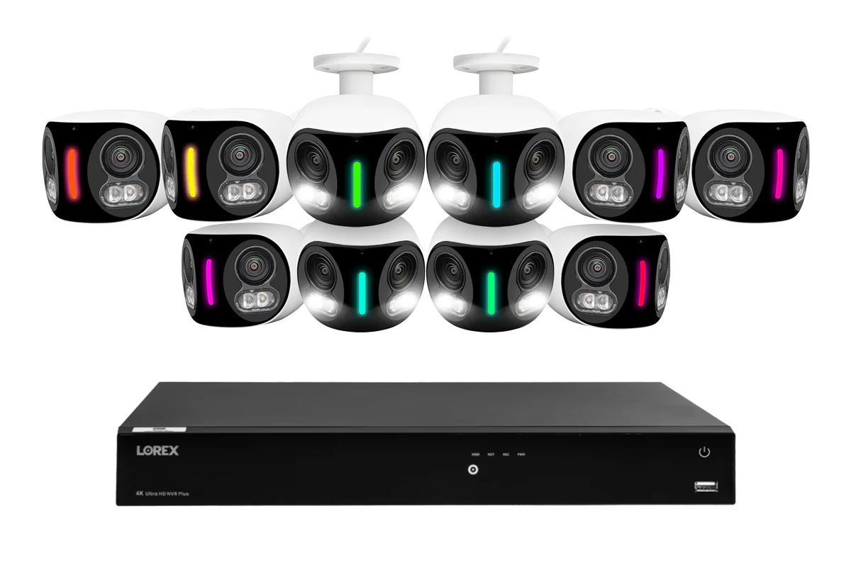 Lorex Fusion Series 4K 16 Camera Capable (Wired or Fusion Wi-Fi) 6TB Wired NVR System with H20 IP Dual Lens Cameras - Image 9