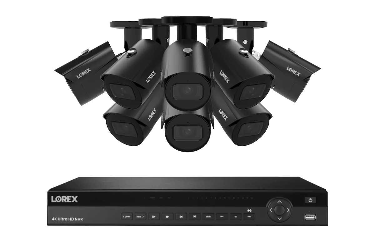 Lorex Elite Series 4K 16 Camera Capable 6TB Wired NVR System with 4MP (2K) A4 IP Bullet Cameras