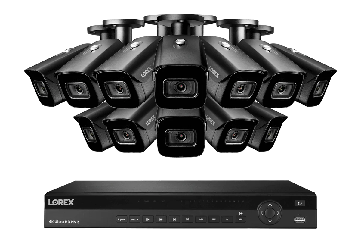 Lorex 4K (16 Camera Capable) 6TB Wired NVR System with Nocturnal 3 Smart IP Bullet Cameras with Listen-In Audio and 30FPS - Image 3