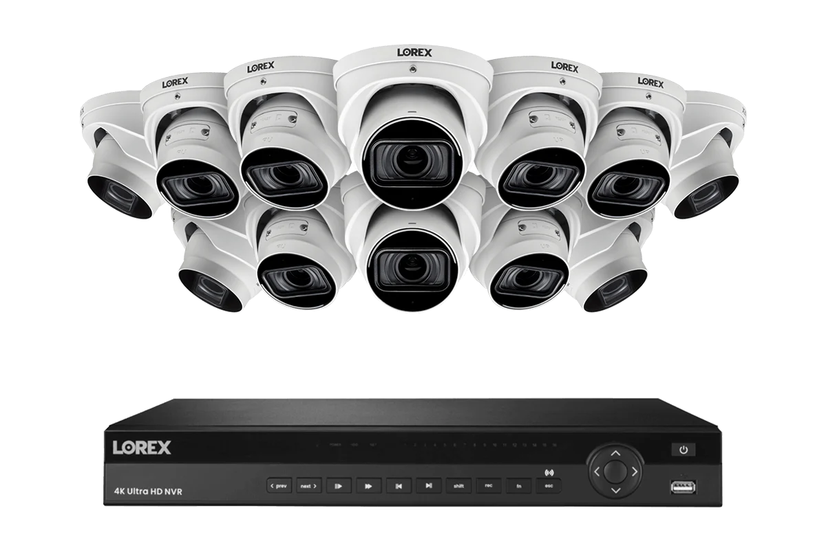 Lorex 4K (16 Camera Capable) 6TB Wired NVR System with Nocturnal 3 Smart IP Dome Cameras with Listen-in Audio and Motorized Varifocal Lenses - Image 14