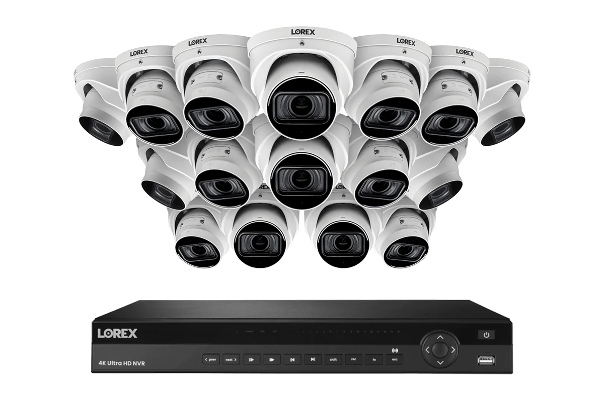Lorex 4K (16 Camera Capable) 6TB Wired NVR System with Nocturnal 3 Smart IP Dome Cameras with Listen-in Audio and Motorized Varifocal Lenses - Image 15