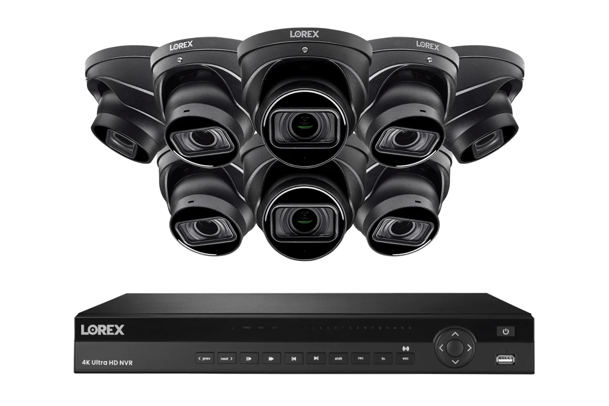 Lorex 4K (16 Camera Capable) 6TB Wired NVR System with Nocturnal 3 Smart IP Dome Cameras with Listen-in Audio and Motorized Varifocal Lenses - Image 9