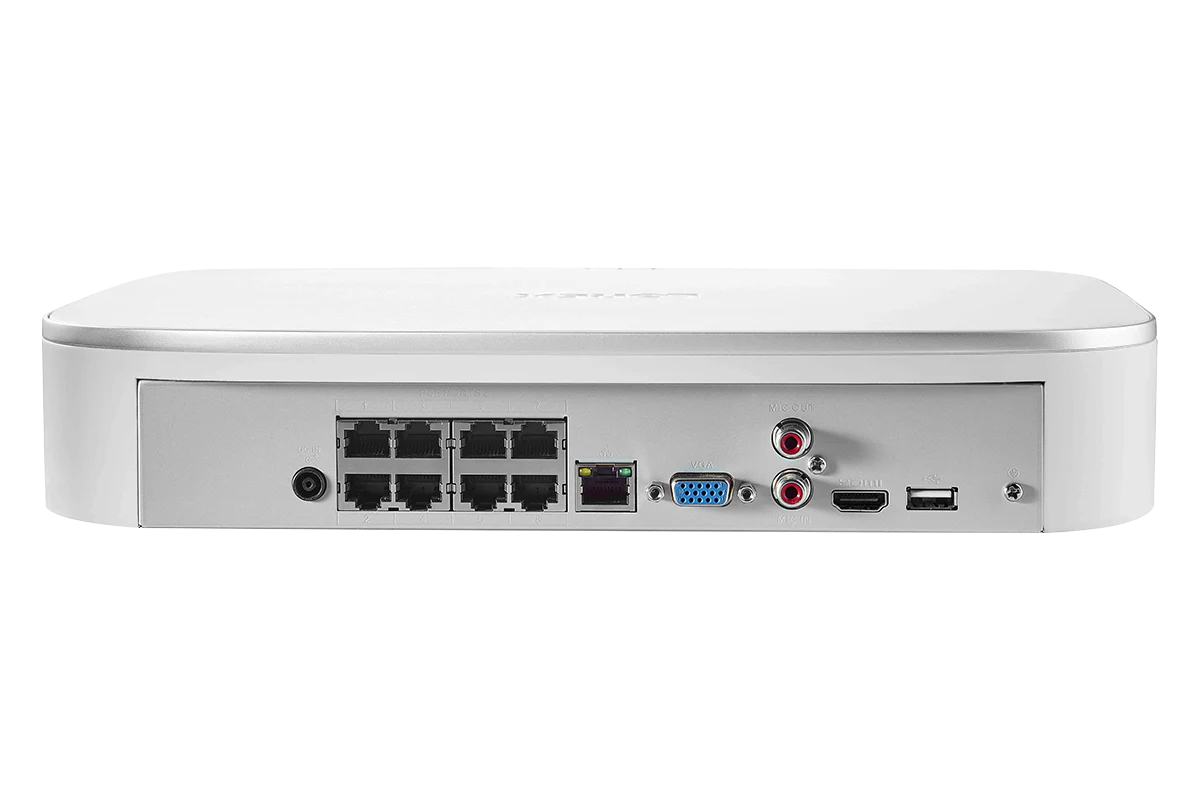 4K Ultra HD 8-Channel Fusion NVR System with 4 Smart Deterrence 4K 8MP IP Cameras, 150FT Night Vision, 3TB Hard Drive - Image 5
