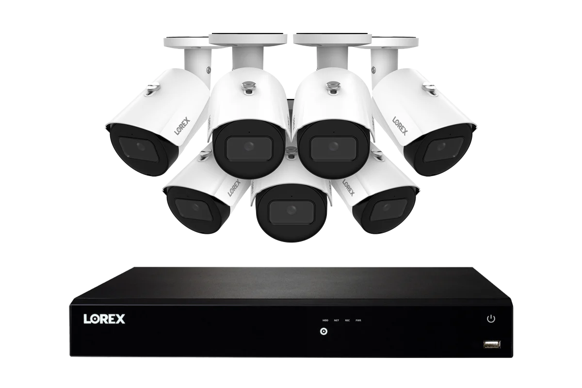Lorex Fusion Series NVR with Seven IP Bullet Cameras - 4K 16-Channel 4TB Wired System - Amazon - Image 9