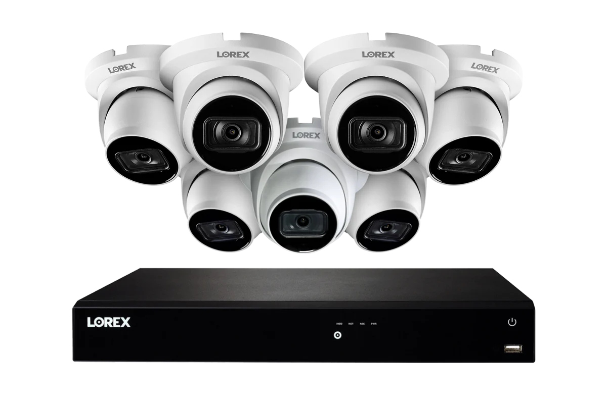 Lorex Fusion Series NVR with Seven IP Dome Cameras - 4K 16-Channel 4TB Wired System - Amazon - Image 6