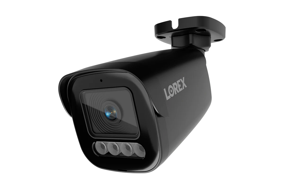 Lorex Connect X3 4K Motorized Varifocal PoE Bullet Camera with Active Deterrence - Black/White