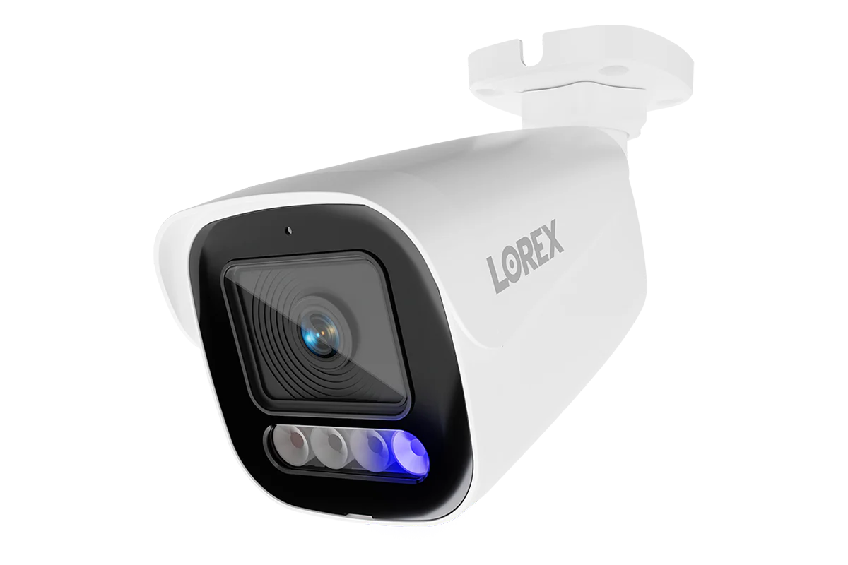 Lorex Connect X5 4K PoE Bullet Camera with AI Color Night Vision - White/Black - Image 2