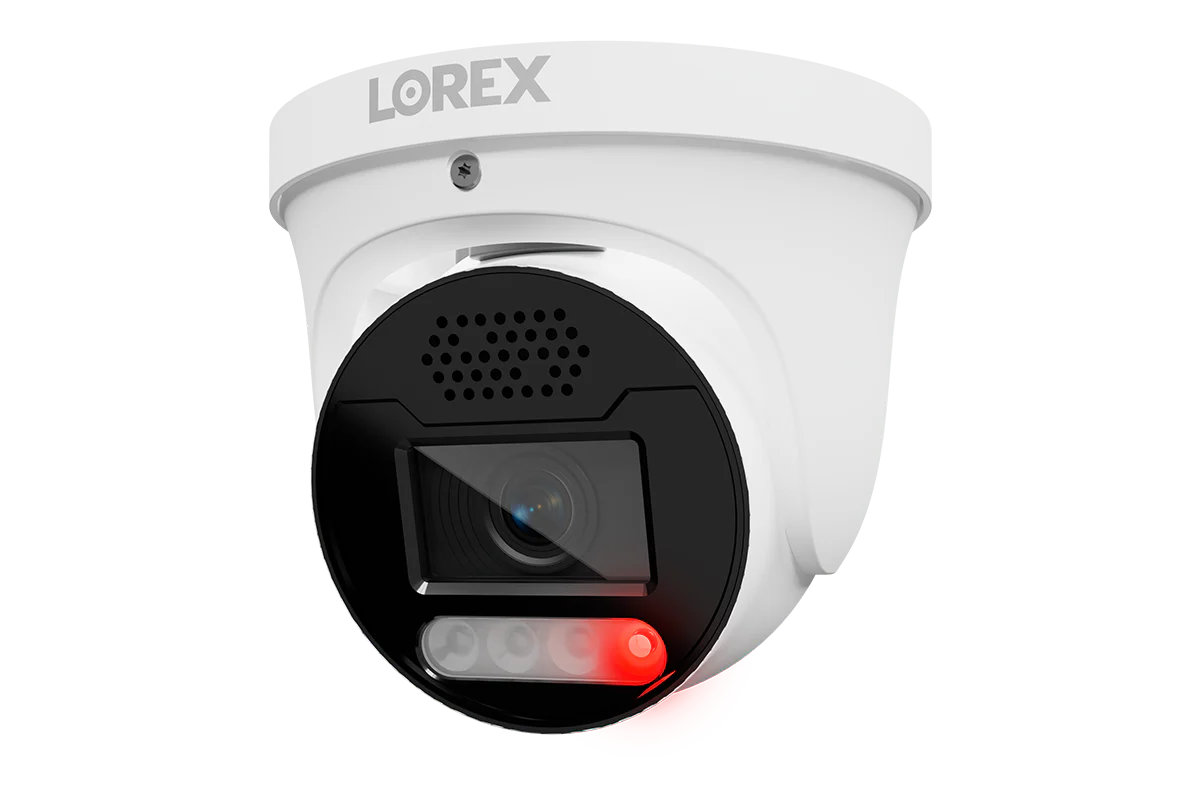 Lorex Connect X5 4K PoE Turret Camera with AI Color Night Vision - White/Black - Image 2