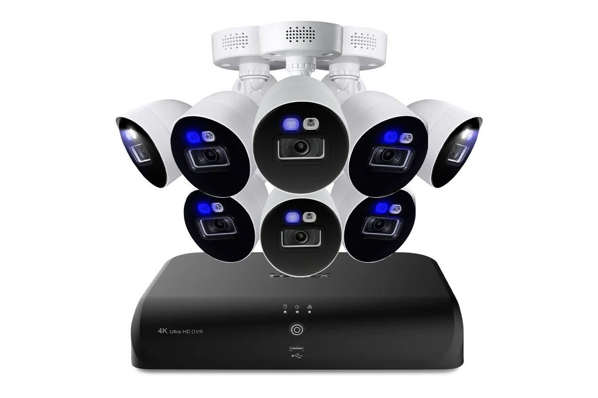 Lorex Fusion 4K 12 Channels (8 Wired and 4 Fusion Wi-Fi) 2TB Wired DVR System with Smart Deterrence Cameras - Image 10