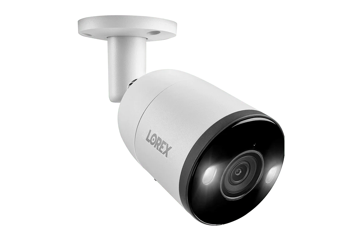 Lorex 4K Ultra HD Smart Deterrence Bullet IP Camera with Smart Motion Detection Plus