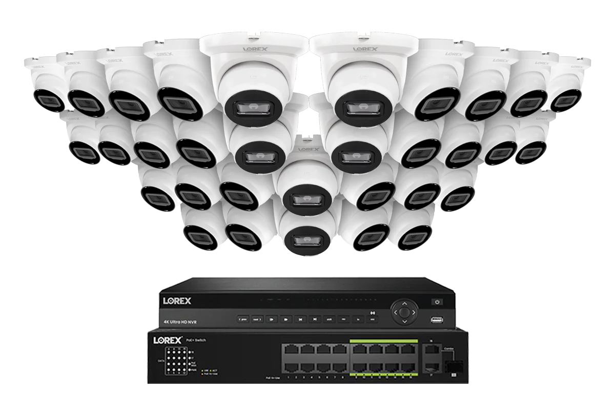 Lorex Elite Series 4K 32 Camera Capable 6TB Wired NVR System with 4MP (2K) A4 IP Turret Cameras - Image 9