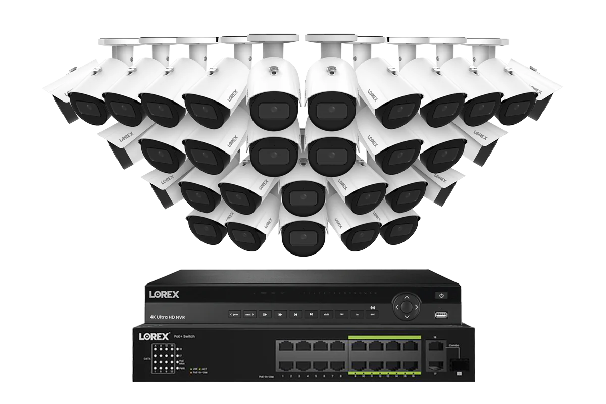 Lorex Elite Series 4K 32 Camera Capable 6TB Wired NVR System with A14 IP Bullet Cameras - Image 9