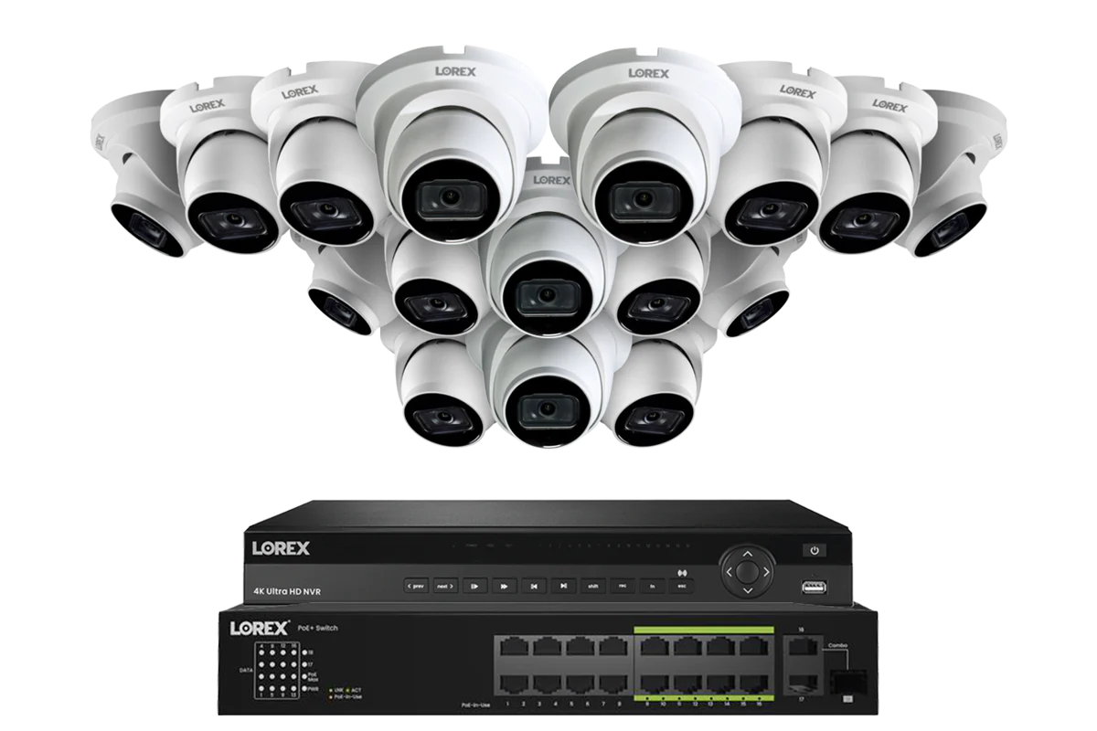 Lorex Elite Series 4K 32 Camera Capable 6TB Wired NVR System with A14 IP Turret Cameras - Image 8