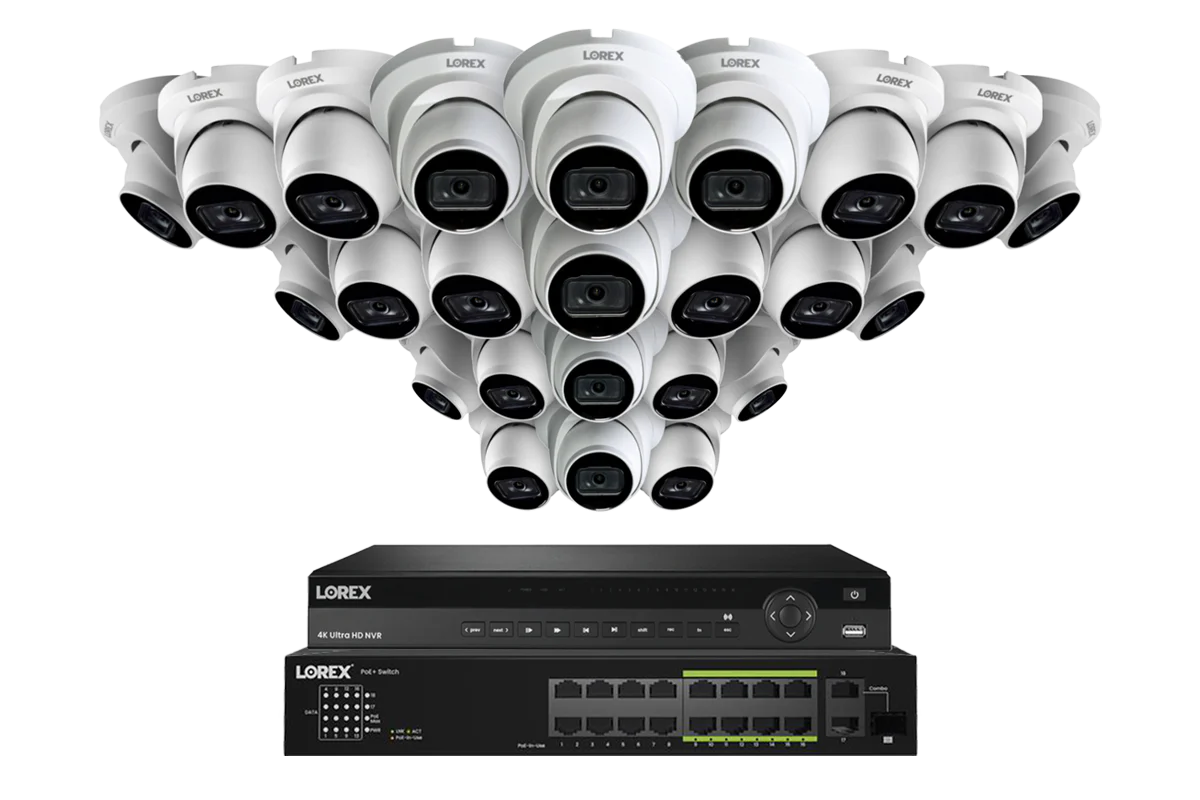 Lorex Elite Series 4K 32 Camera Capable 6TB Wired NVR System with A14 IP Turret Cameras - Image 9