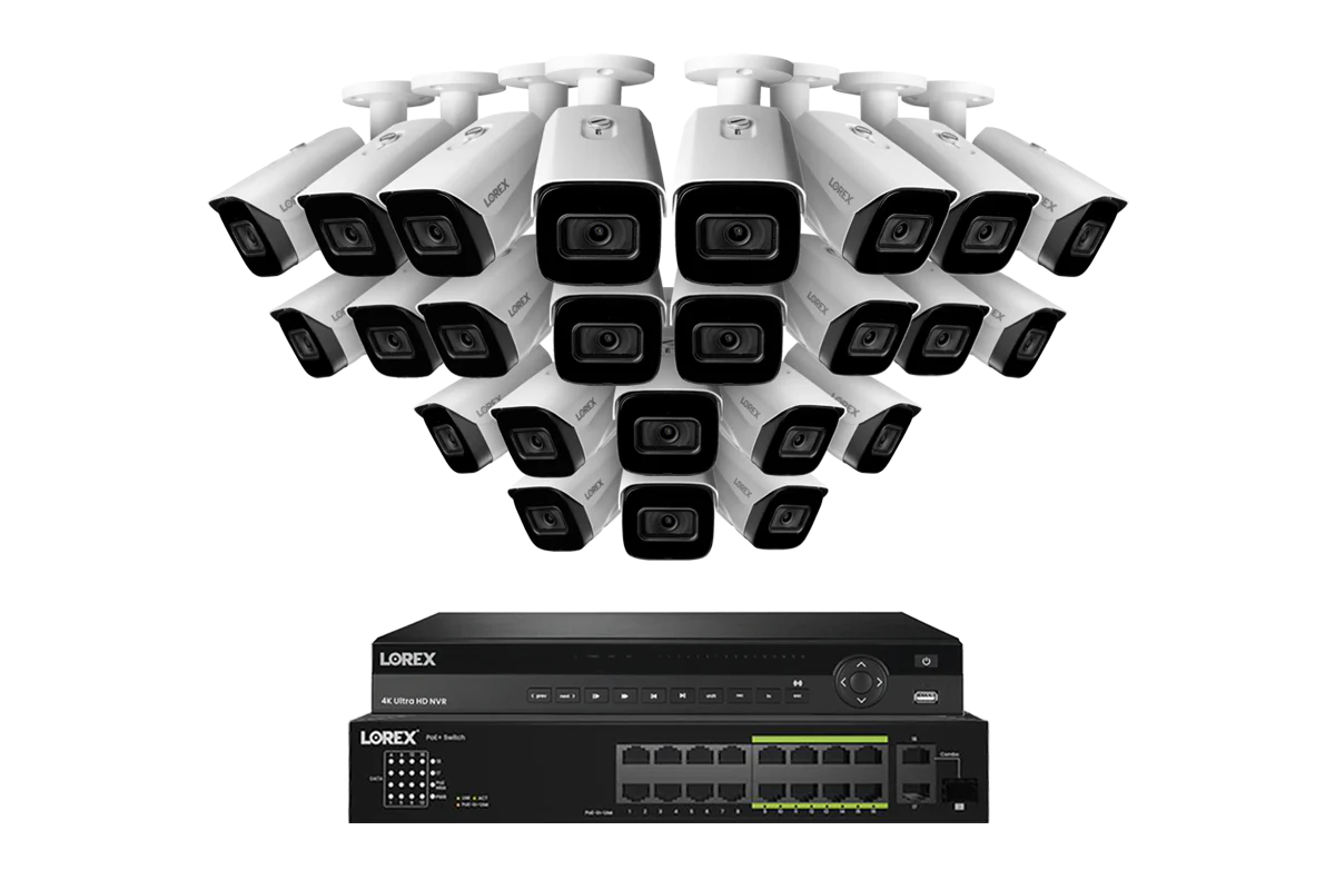 Lorex 4K (32 Camera Capable) 6TB Wired NVR System with Nocturnal 3 Smart IP Bullet Cameras Featuring Listen-In Audio and 30FPS Recording - Image 10