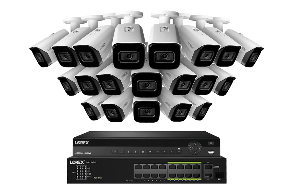 Lorex 4K (32 Camera Capable) 6TB Wired NVR System with Nocturnal 3 Smart IP Bullet Cameras Featuring Listen-In Audio and 30FPS Recording - Image 11