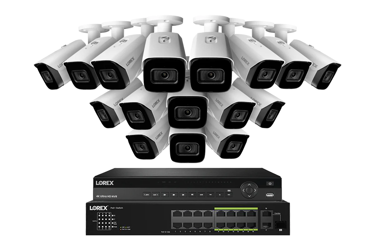 Lorex 4K (32 Camera Capable) 6TB Wired NVR System with Nocturnal 3 Smart IP Bullet Cameras Featuring Listen-In Audio and 30FPS Recording - Image 12