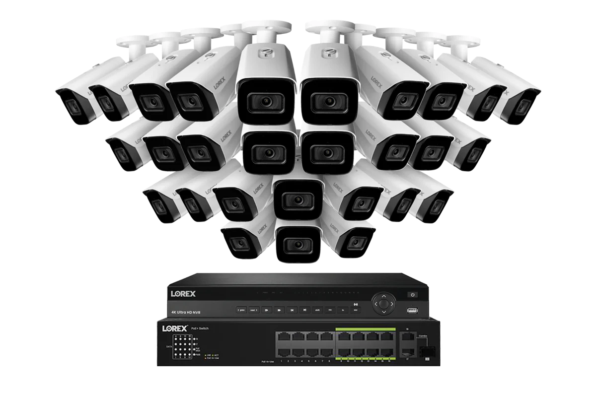 Lorex 4K (32 Camera Capable) 6TB Wired NVR System with Nocturnal 3 Smart IP Bullet Cameras Featuring Listen-In Audio and 30FPS Recording - Image 16