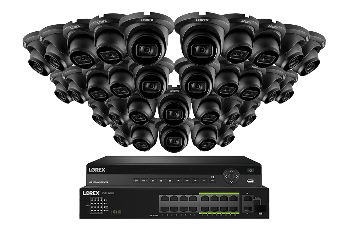 Lorex 4K (32 Camera Capable) 6TB Wired NVR System with Nocturnal 3 Smart IP Turret Cameras Featuring Listen-In Audio and 30FPS Recording - Image 11