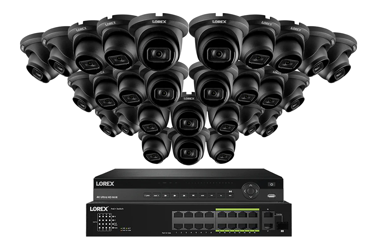 Lorex 4K (32 Camera Capable) 6TB Wired NVR System with Nocturnal 3 Smart IP Turret Cameras Featuring Listen-In Audio and 30FPS Recording - Image 17