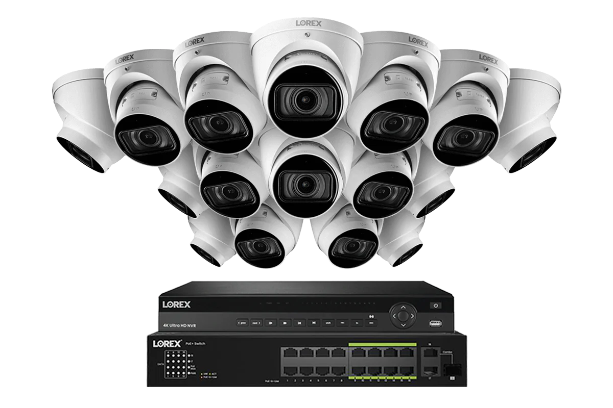 Lorex 4K (32 Camera Capable) 6TB Wired NVR System with Nocturnal 3 Smart IP Turret Cameras Featuring Motorized Varifocal Lens and 30FPS Recording - Image 13