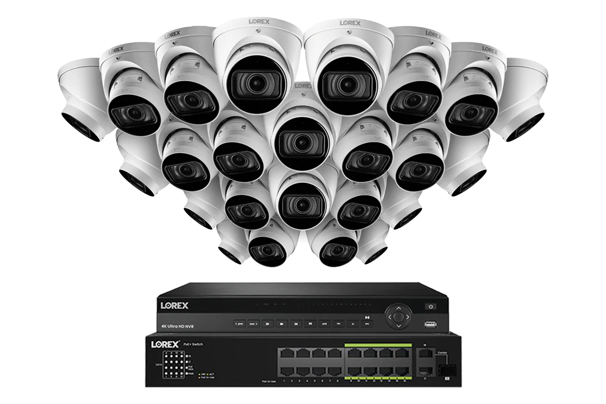 Lorex 4K (32 Camera Capable) 6TB Wired NVR System with Nocturnal 3 Smart IP Turret Cameras Featuring Motorized Varifocal Lens and 30FPS Recording - Image 15