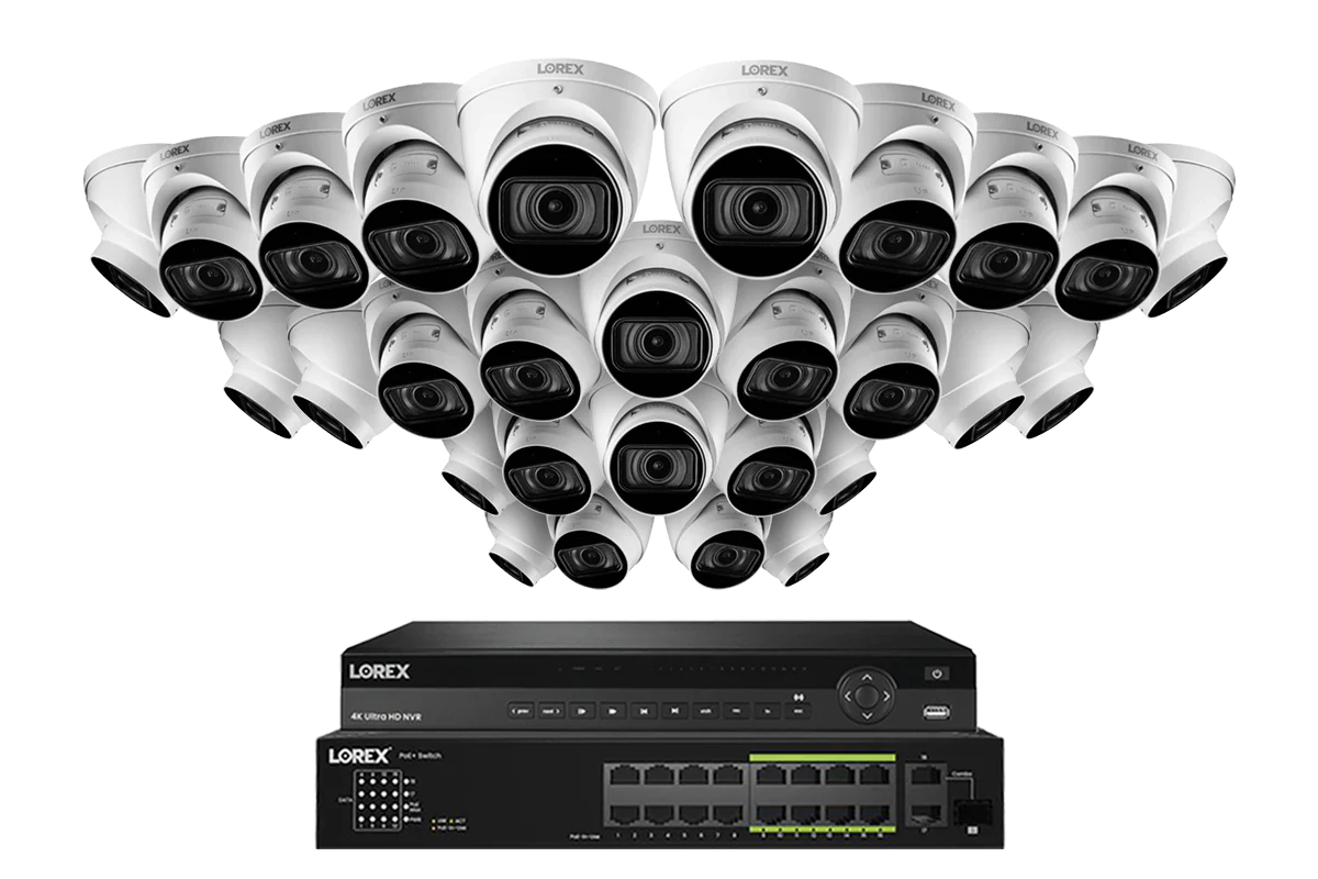 Lorex 4K (32 Camera Capable) 6TB Wired NVR System with Nocturnal 3 Smart IP Turret Cameras Featuring Motorized Varifocal Lens and 30FPS Recording - Image 16