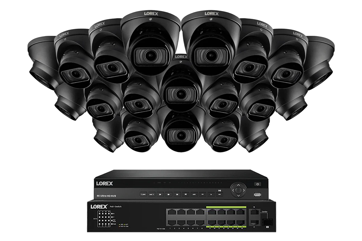 Lorex 4K (32 Camera Capable) 6TB Wired NVR System with Nocturnal 3 Smart IP Turret Cameras Featuring Motorized Varifocal Lens and 30FPS Recording - Image 9