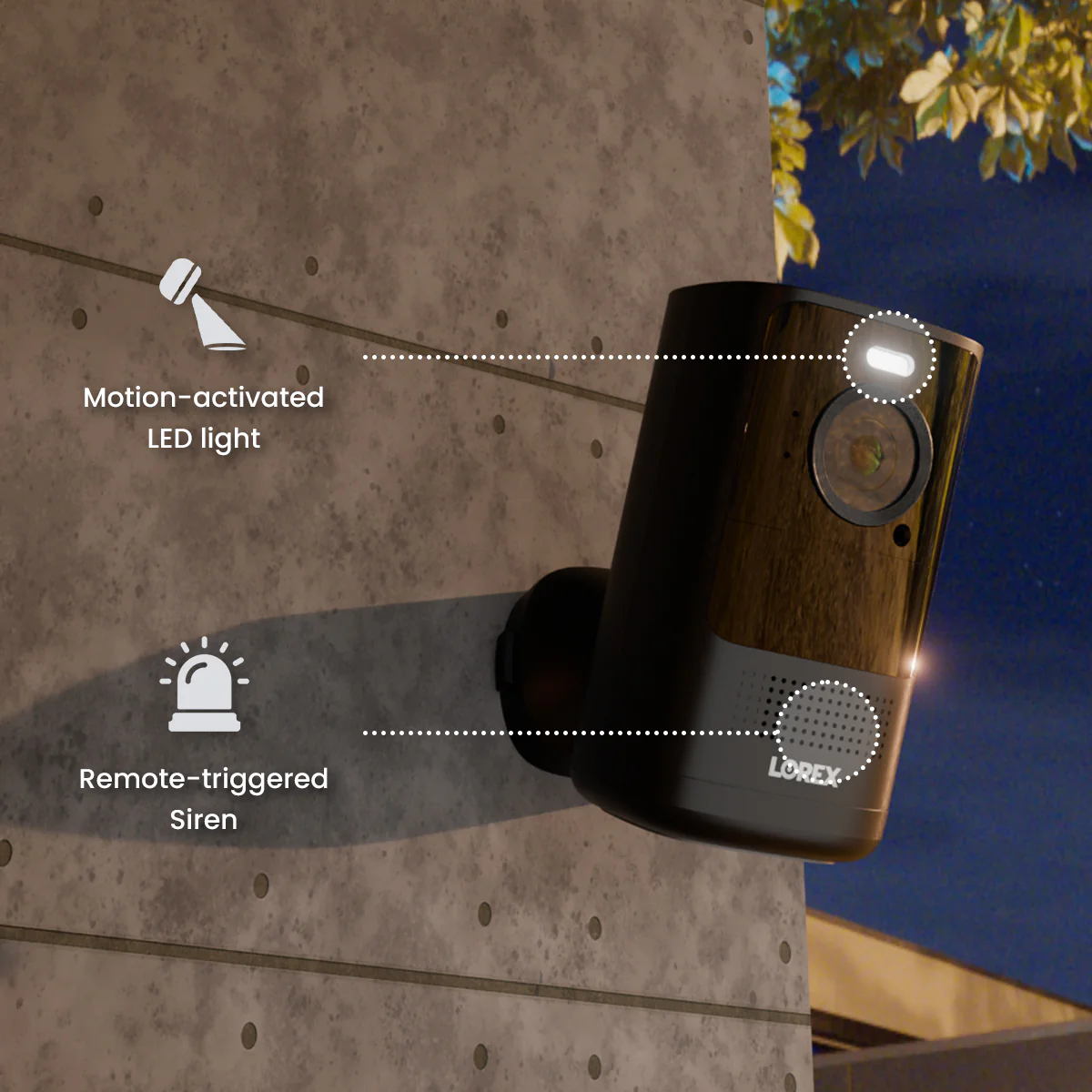 Lorex 4K Spotlight Battery Wi-Fi Security Camera - Image 5