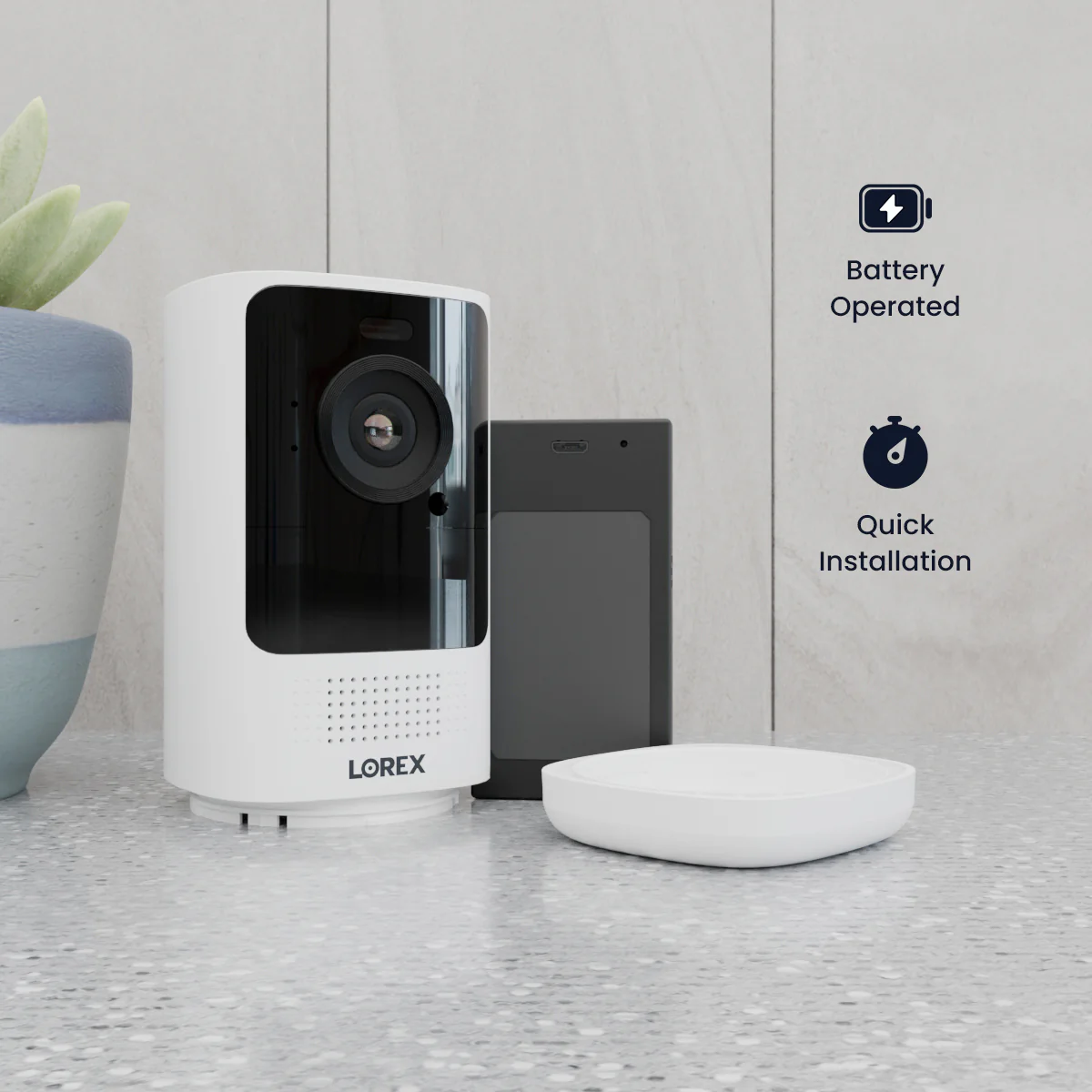 Lorex 4K Spotlight Battery Wi-Fi Security Camera - Image 3