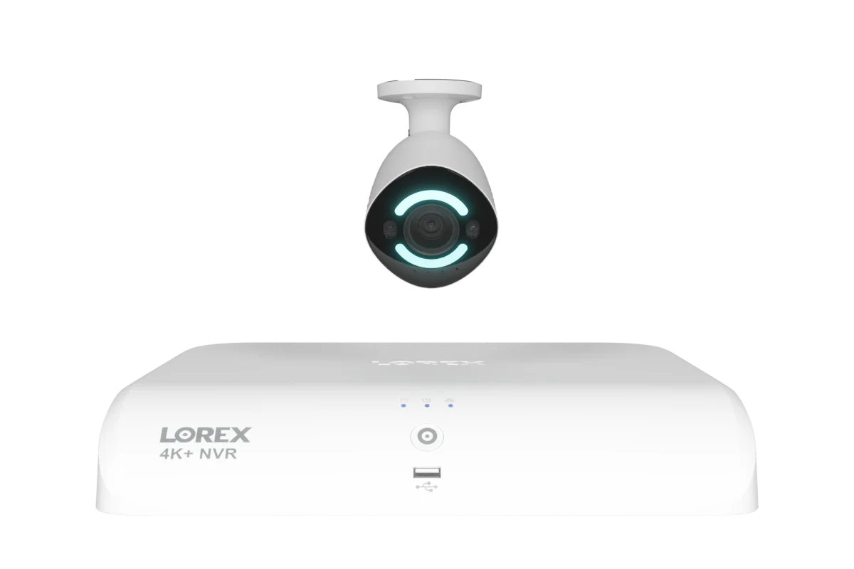 4K+ (12MP) IP Security Cameras with 16-Channel (8 Wired, 8 Wi-Fi) Fusion Recorder