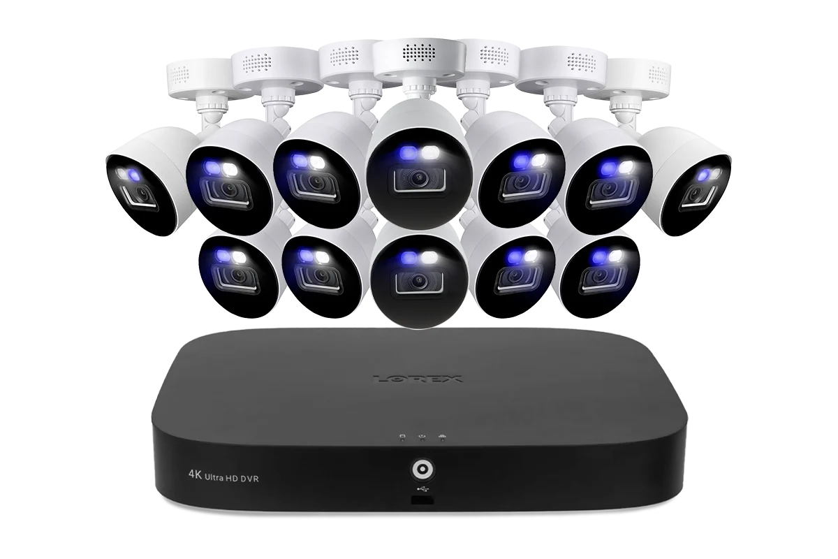 Lorex Classic Fusion 4K 20-Channel (16 Wired + 4 Wi-Fi) 1TB Wired DVR System with Active Deterrence Bullet Cameras - Image 5