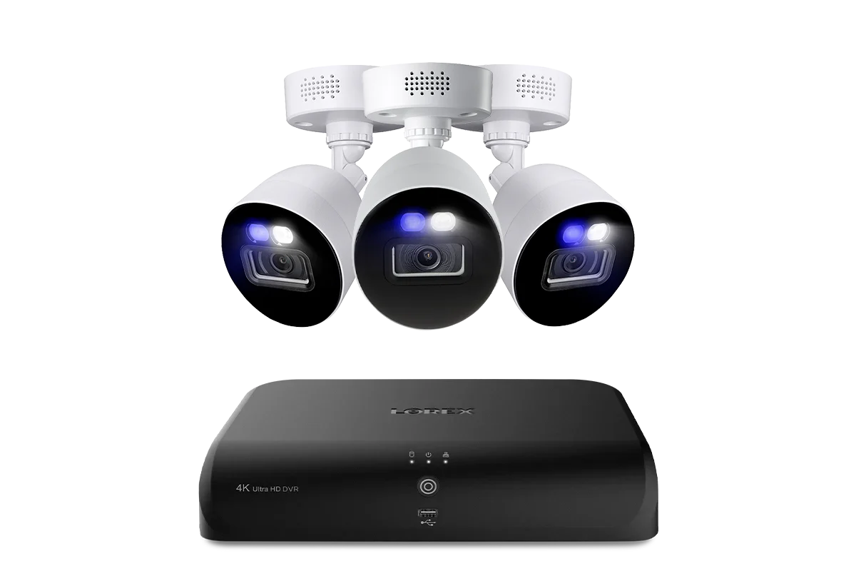 Lorex Classic Fusion 4K 12-Channel (8 Wired + 4 Wi-Fi) 1TB Wired DVR System with Active Deterrence Bullet Cameras - Image 5