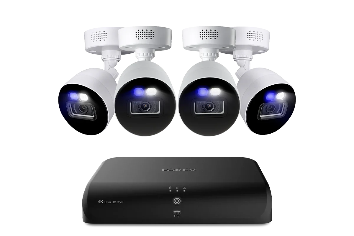 Lorex Classic Fusion 4K 12-Channel (8 Wired + 4 Wi-Fi) 1TB Wired DVR System with Active Deterrence Bullet Cameras - Image 6
