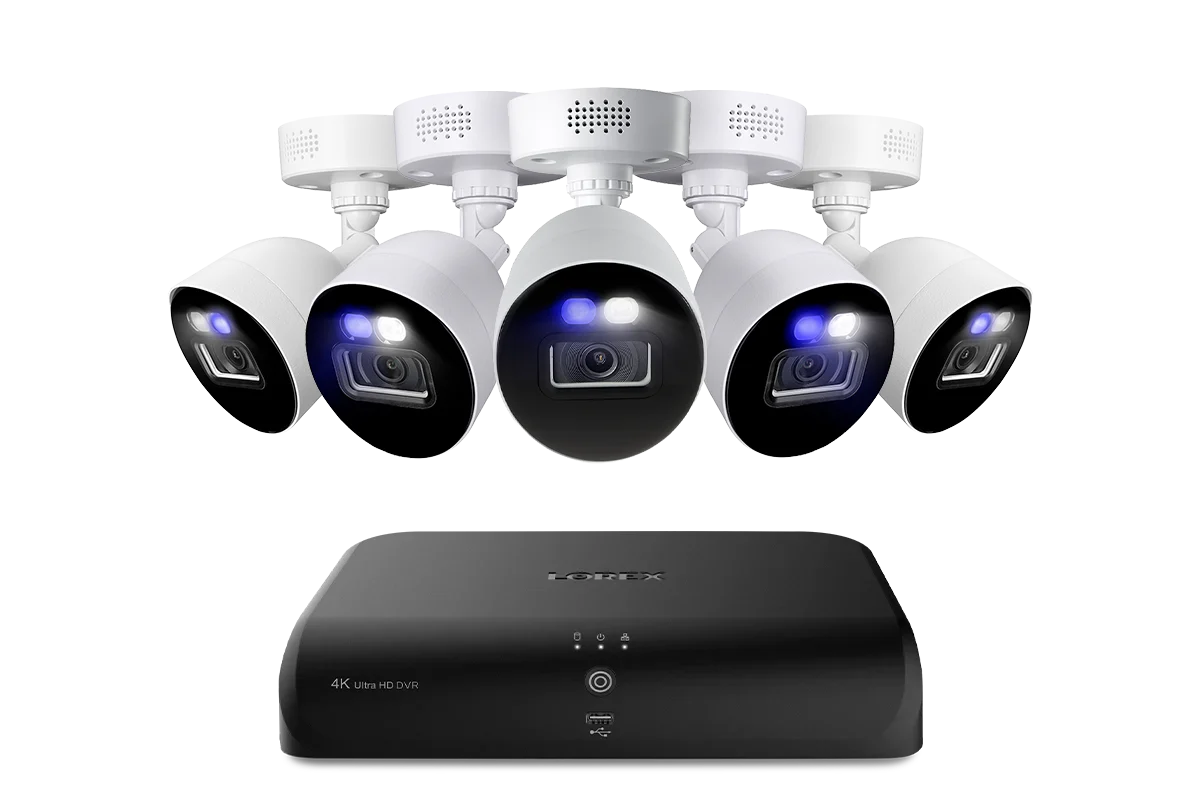 Lorex Classic Fusion 4K 12-Channel (8 Wired + 4 Wi-Fi) 1TB Wired DVR System with Active Deterrence Bullet Cameras - Image 7
