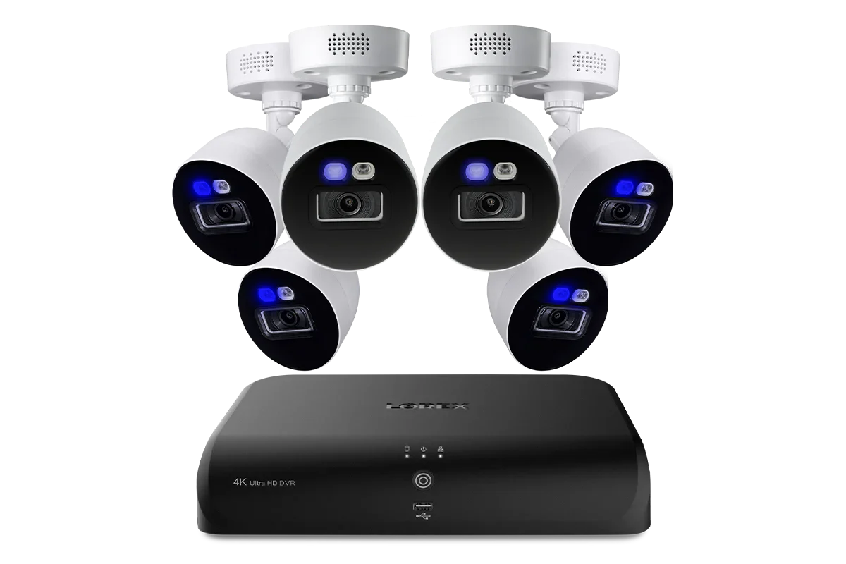 Lorex Classic Fusion 4K 12-Channel (8 Wired + 4 Wi-Fi) 1TB Wired DVR System with Active Deterrence Bullet Cameras - Image 8