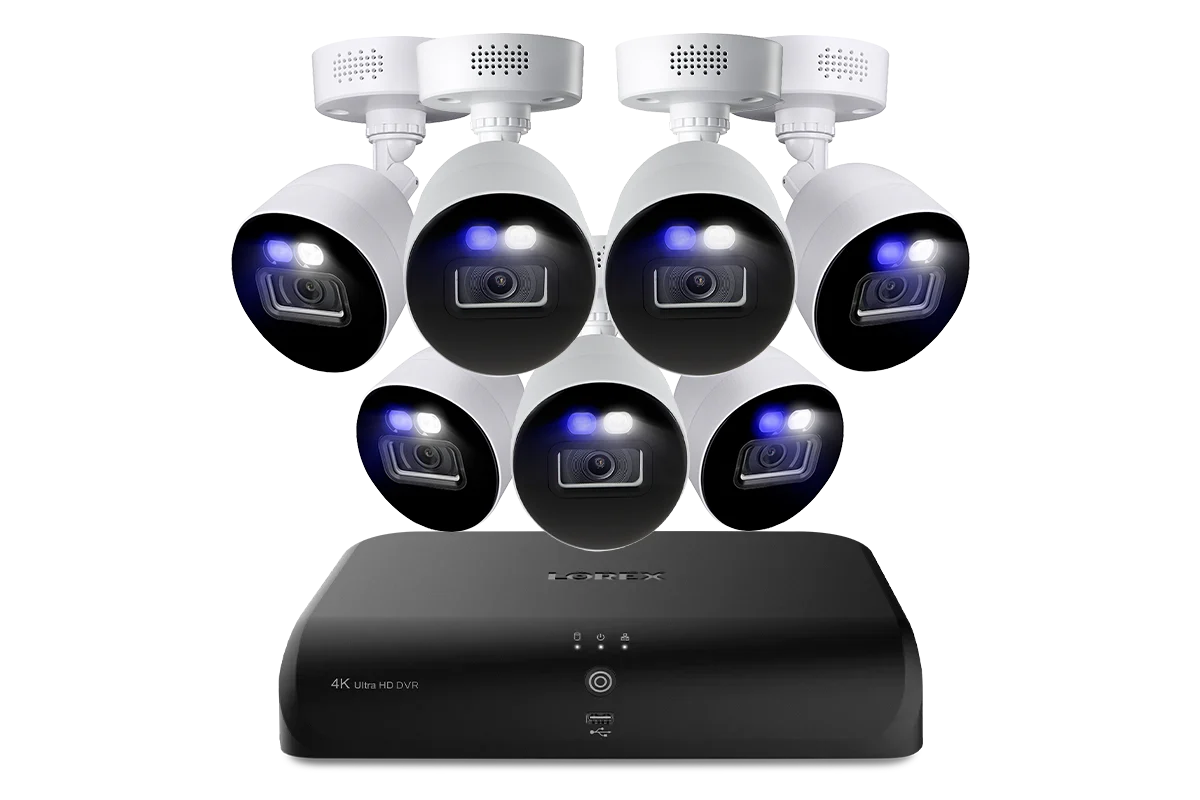 Lorex Classic Fusion 4K 12-Channel (8 Wired + 4 Wi-Fi) 1TB Wired DVR System with Active Deterrence Bullet Cameras - Image 9