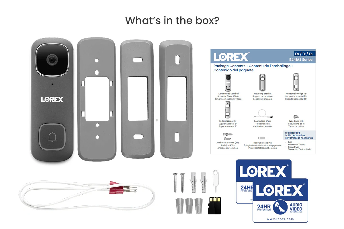 Lorex 1080p Wired Video Doorbell - Open Box - Image 4