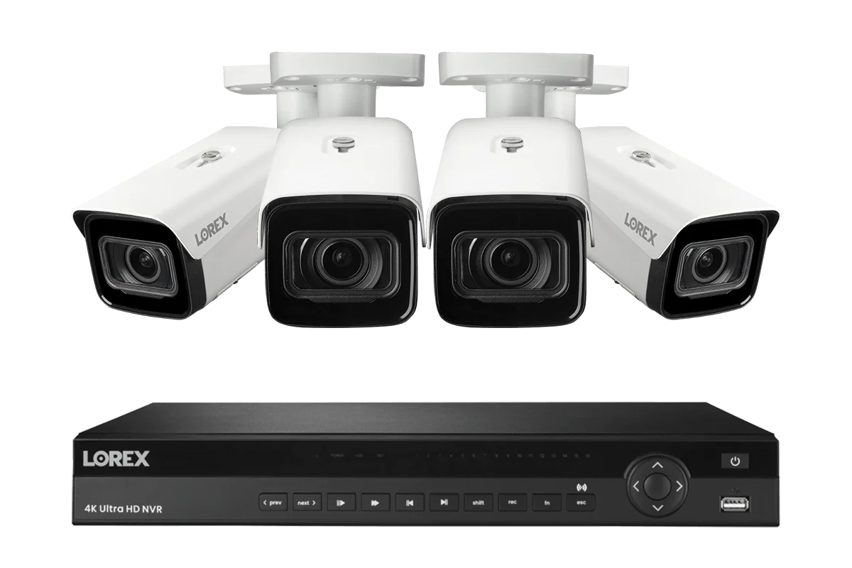 Lorex 4K (16 Camera Capable) 4TB Wired NVR System with Nocturnal 3 Smart IP Bullet Cameras with Motorized Varifocal Lens - Image 12