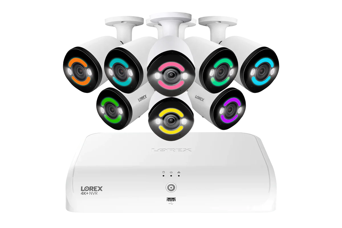 Lorex 4K+ 12MP 16 Camera Capable (8 Wired + 8 Fusion Wi-Fi ) 2TB Wired NVR System with H30 IP Bullet Cameras - Image 9