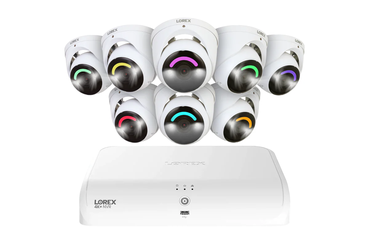 Lorex 4K+ 12MP 16 Camera Capable (8 Wired + 8 Fusion Wi-Fi ) 2TB Wired NVR System with H30 IP Dome Cameras - Image 9