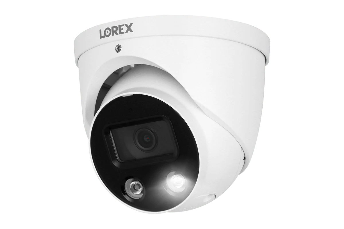 Lorex 4K 16 Camera Capable (8 Wired and 8 Fusion Wi-Fi) 2TB Wired NVR System with 3 Dome Cameras Featuring Smart Deterrence and 2-Way Talk - Amazon - Image 2