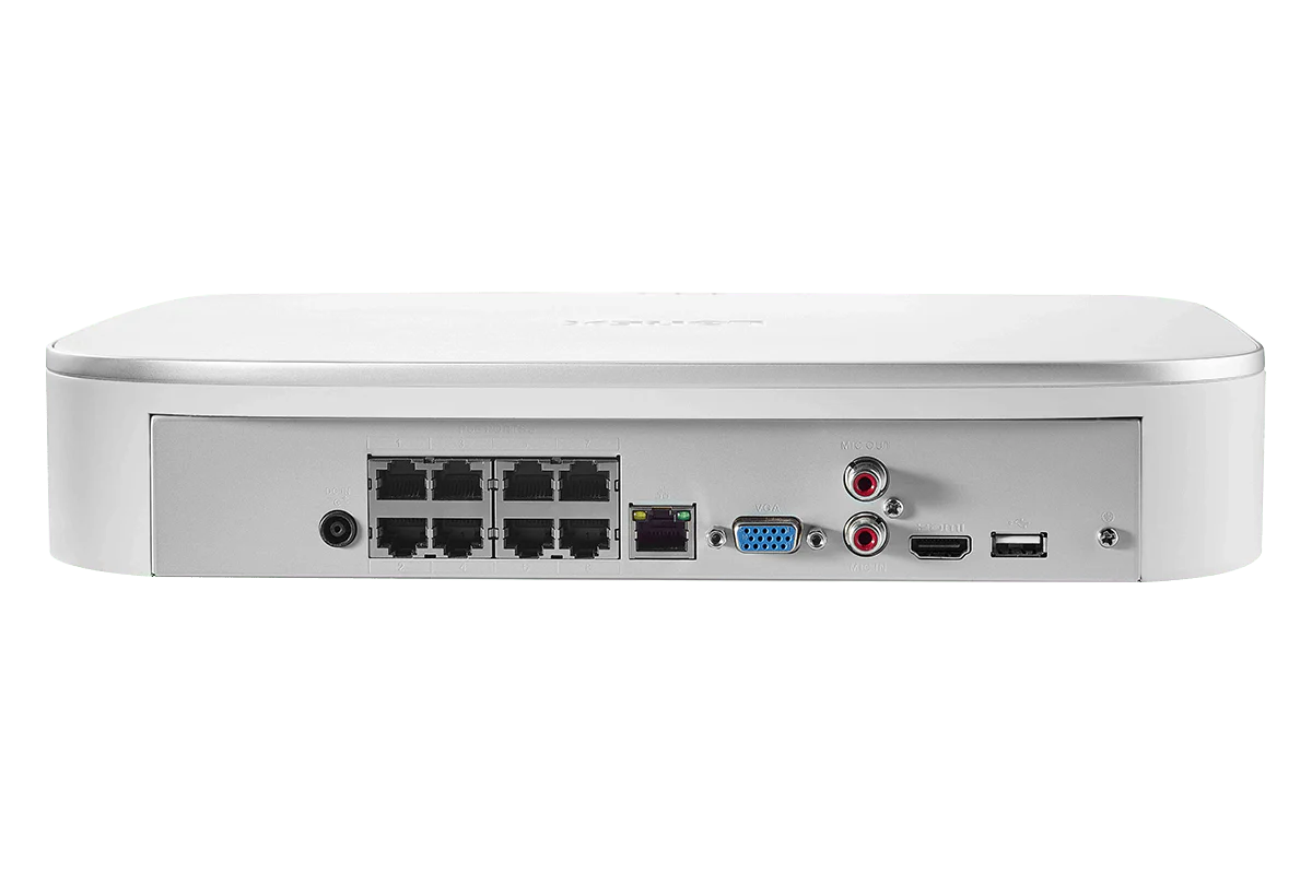 Lorex 4K 8-Channel NVR System with 8 Smart Deterrence 4K 8MP IP Cameras and Smart Sensor Starter Kit - Image 2