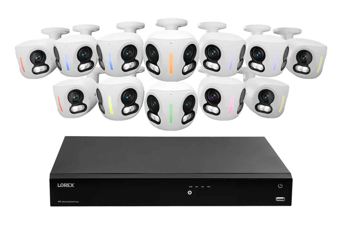 Lorex Classic Fusion Series 4K 16 Channel 4TB Wired NVR System with 4K IP Dual Lens Cameras - Image 5