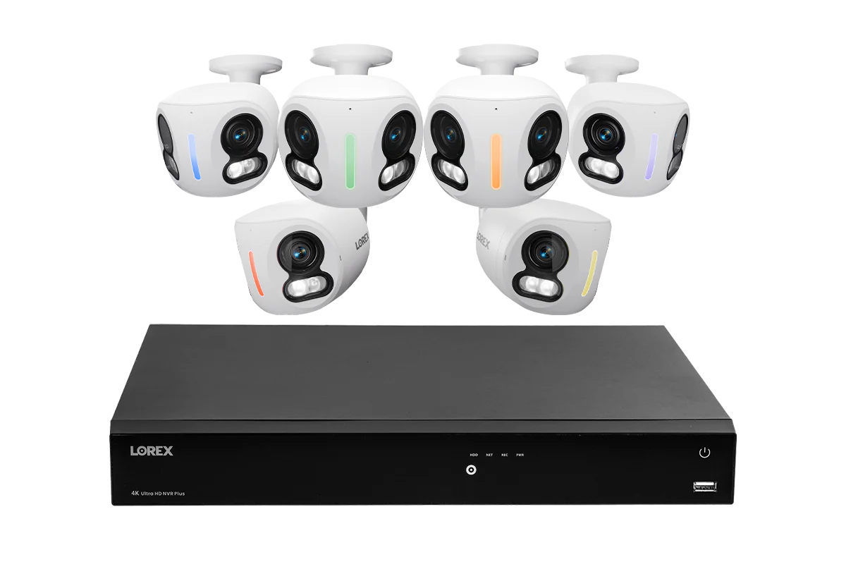 Lorex Classic Fusion Series 4K 16 Channel 4TB Wired NVR System with 4K IP Dual Lens Cameras - Image 2