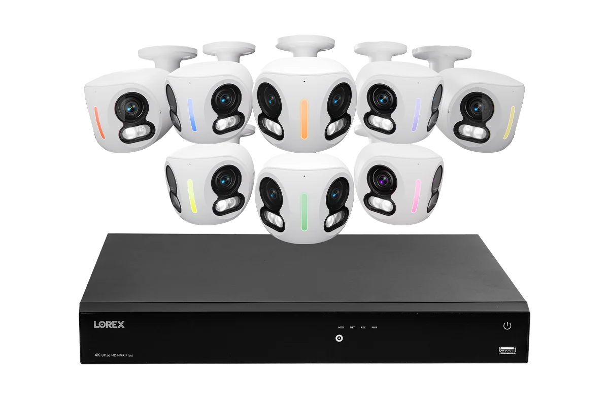 Lorex Classic Fusion Series 4K 16 Channel 4TB Wired NVR System with 4K IP Dual Lens Cameras - Image 3