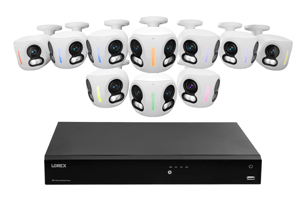 Lorex Classic Fusion Series 4K 16 Channel 4TB Wired NVR System with 4K IP Dual Lens Cameras - Image 4